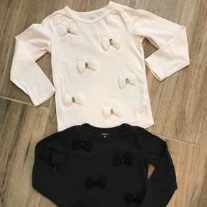 Carter’s Bow Tops Size 2T